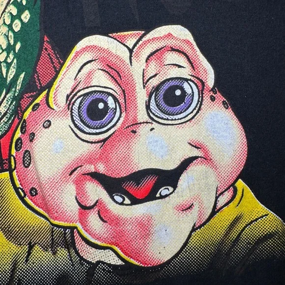 Vintage 90s Dinosaurs T Shirt Not‎ The Momma Rare Single Stitch Black SSI Large
